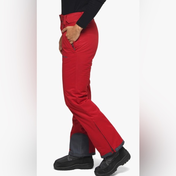 ARCTIX Women's Insulated Snow Pants Vintage Red Long 33” L(12-14) - Picture 3 of 9